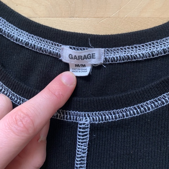 Garage Black & White Longsleeve - Picture 3 of 5